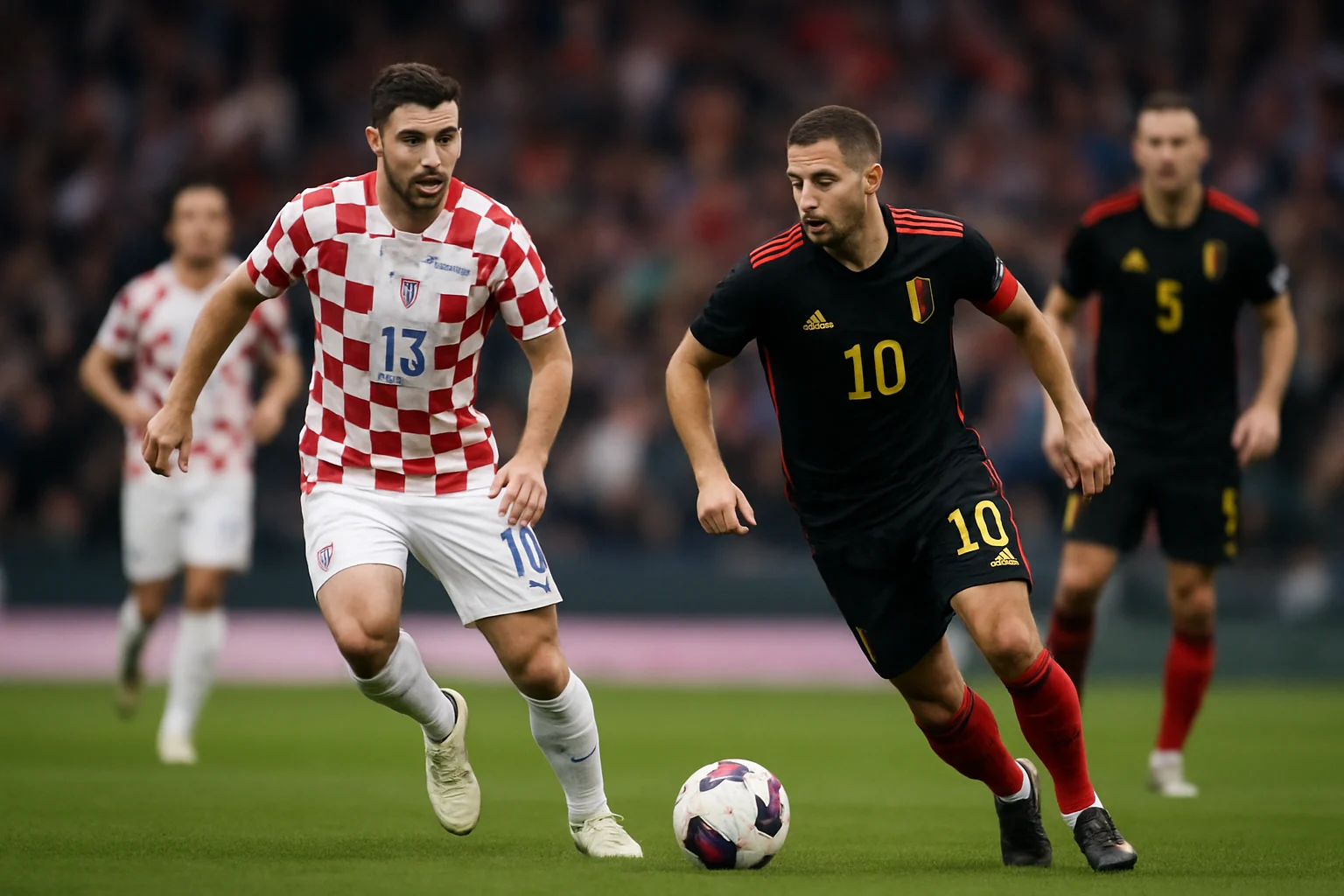 Croația - Belgia, test important pentru două naționale cu ambiții mari