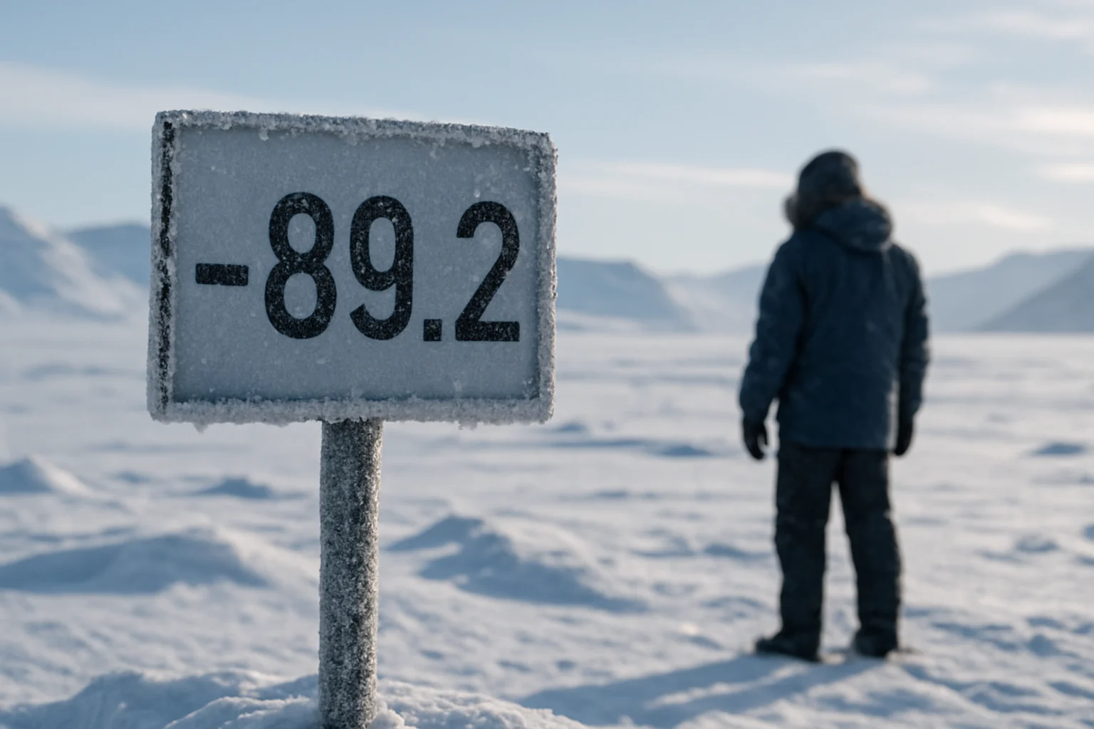 Antarctica a atins cea mai scăzută temperatură de pe Pământ din ultimii 14 ani