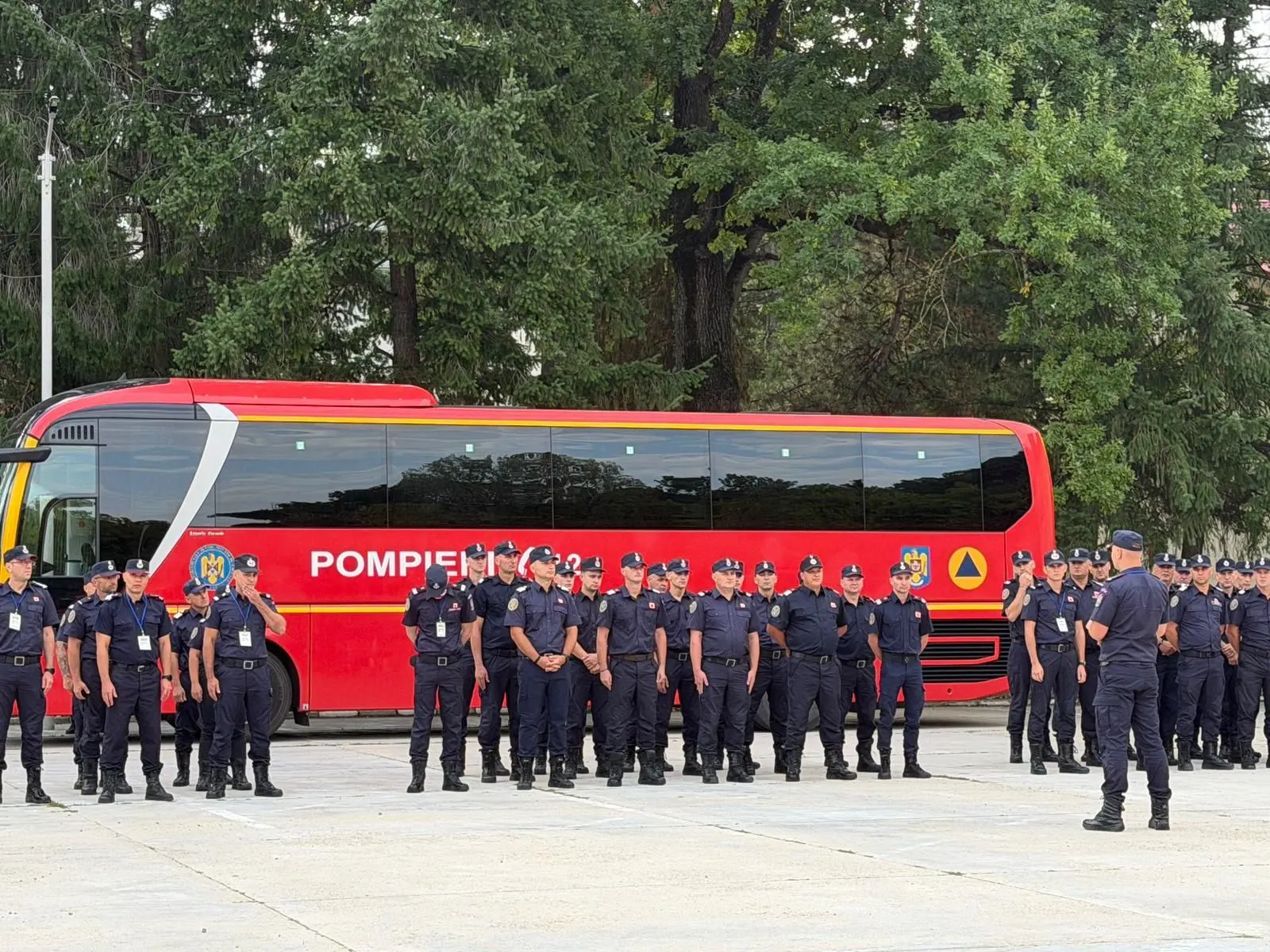30 august: contingent IGSU spre Grecia, în cadrul pre-poziționării UE ECHO