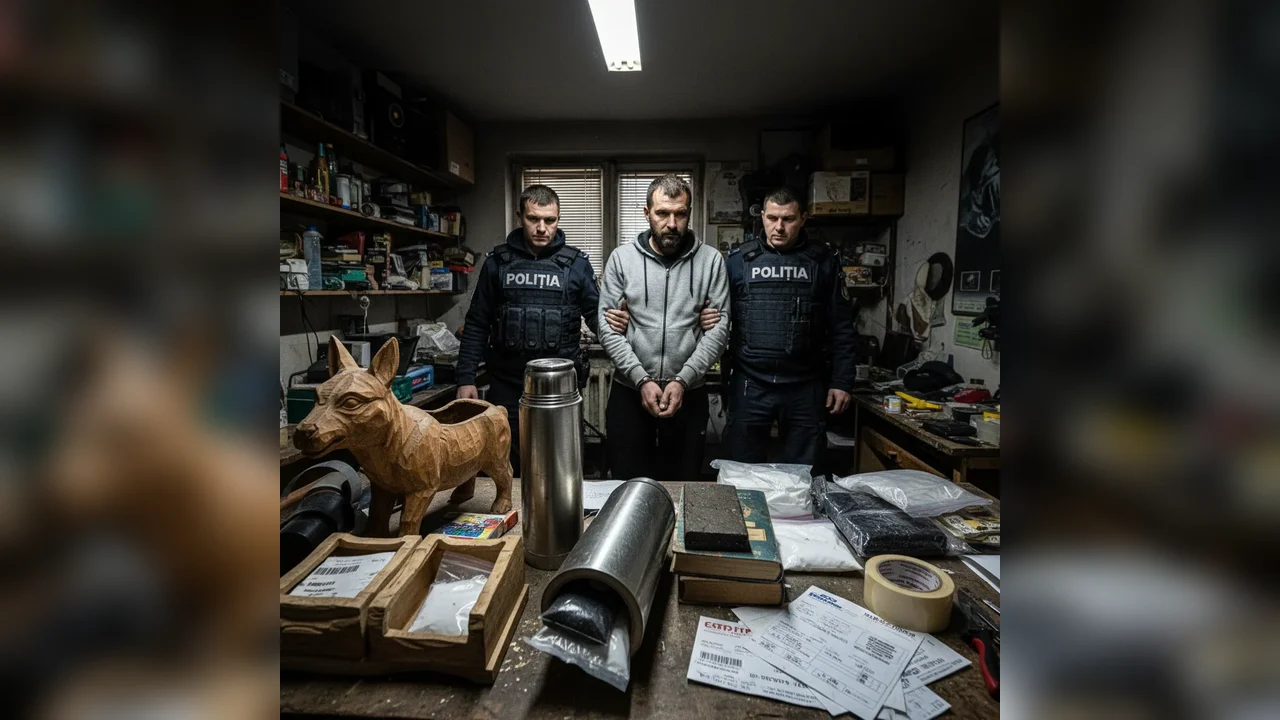 DIICOT: cuplu de 48 și 51 de ani, reținut pentru canabis la Pianu