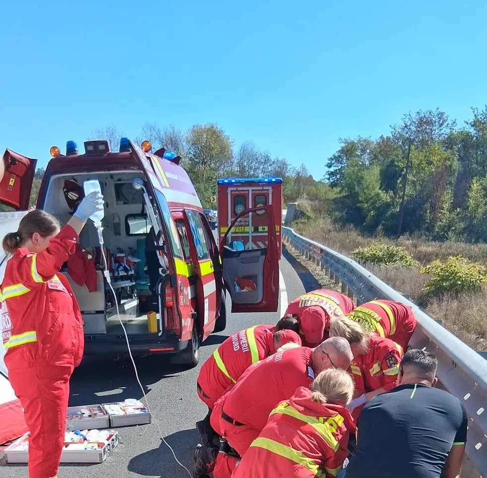 Giurgiu: deces pe DC 117, șofer cu 1,24 mg/l și fără permis