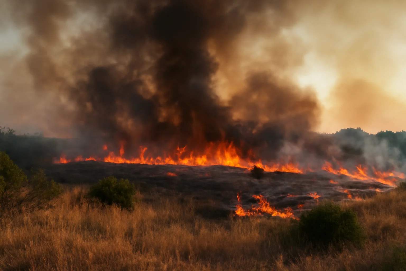 Weekend IGSU: 587 incendii, 2.500+ hectare, 27 persoane salvate