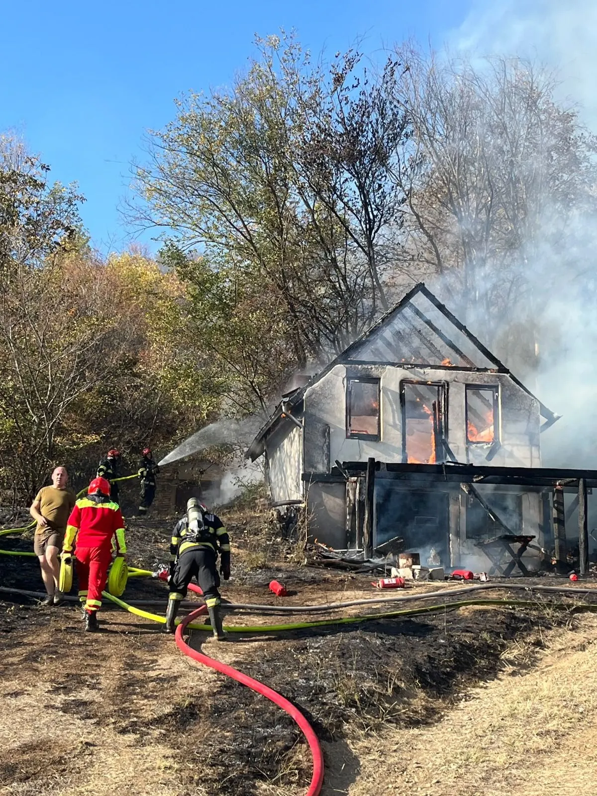 Pe scurt: nouă incendii în Bihor în aproximativ nouă ore