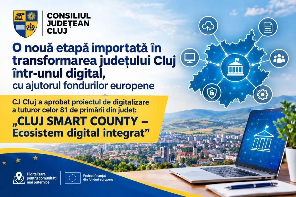 Pe scurt: Cluj SMART COUNTY pentru 81 de primării