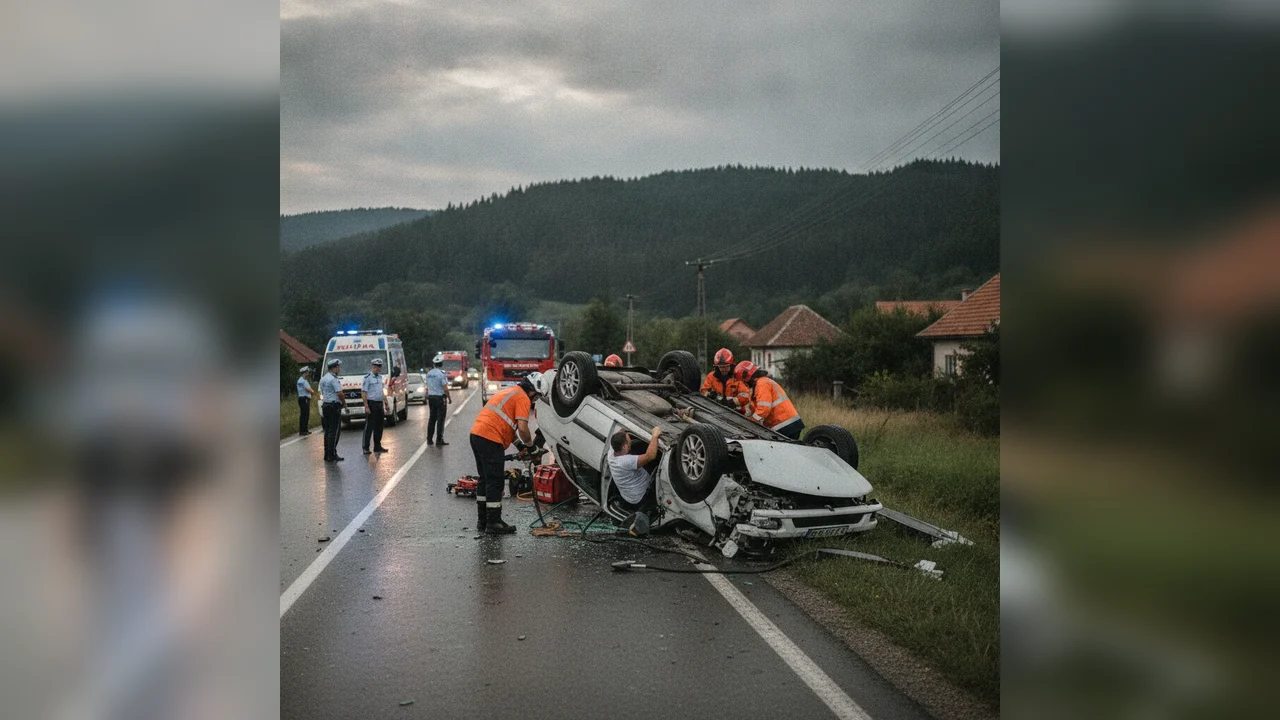 Rezumat: accident moto DN 17B Poiana Teiului, minor rănit