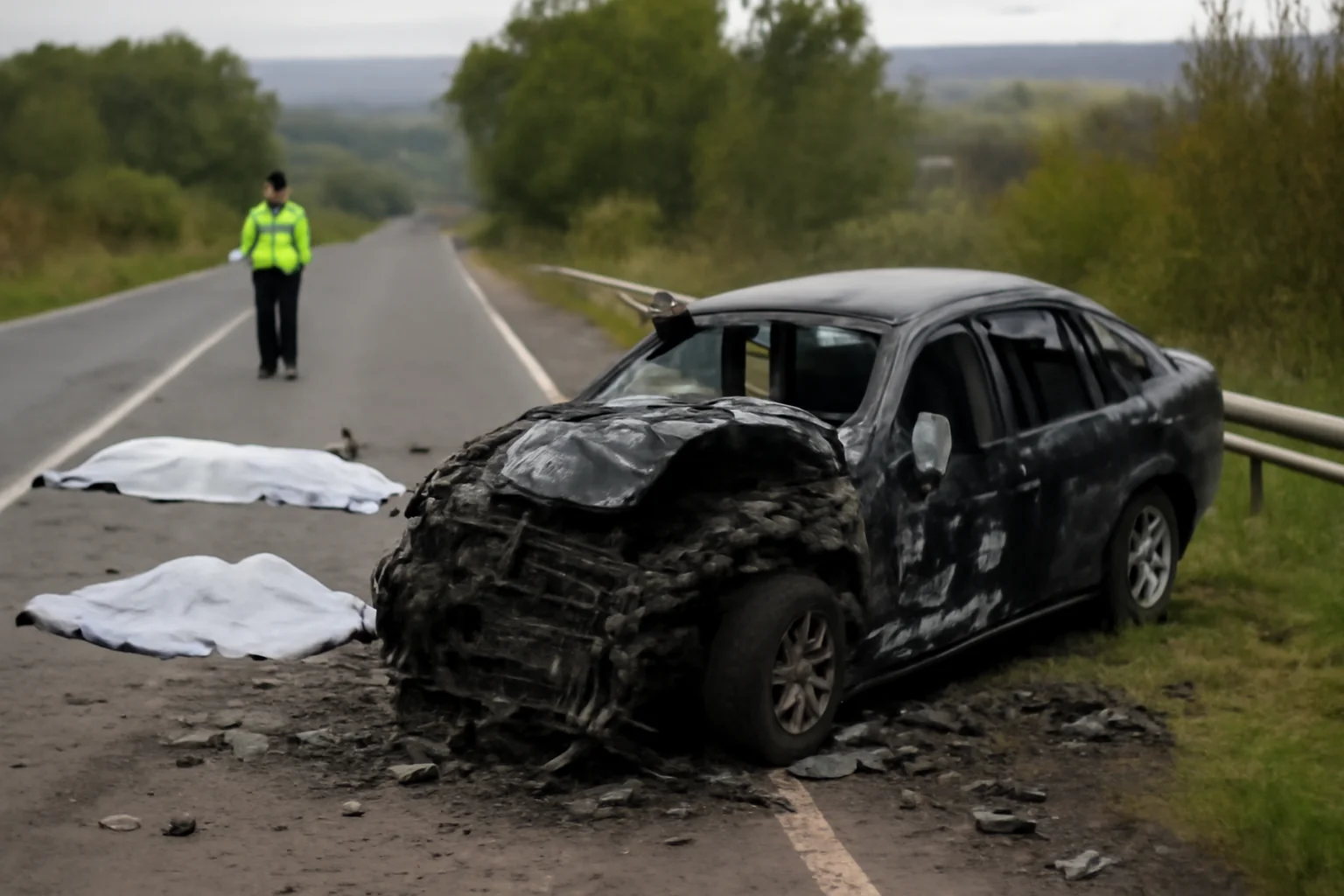 Rezumat: accident mortal pe DN 6, la Armeniș
