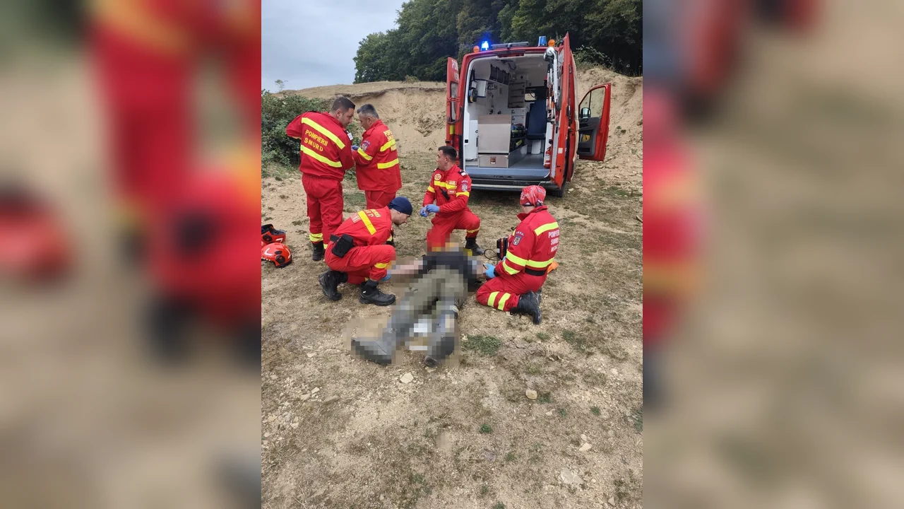 Romos, Hunedoara: moto 36 de ani, elicopter SMURD la Târgu Mureș